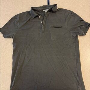 John Varvatos Black Polo Shirt Classic Style